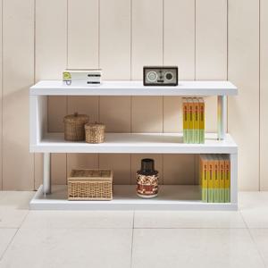 네오 드로인 ㄹ형 대형 2단책장 (6color)