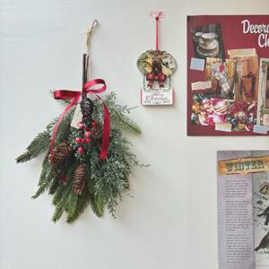 클래식 크리스마스 리스 가랜드 장식 Liberty