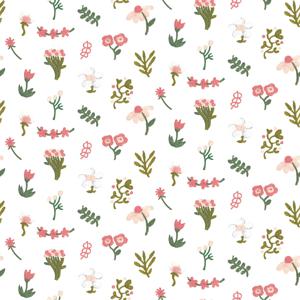 [오늘의집 단독] 셀프 스티커 떼기 쉬운 패브릭 벽지 SmallSmall Pattern