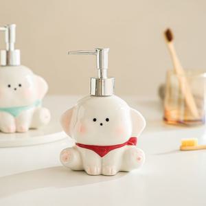 강아지 핸드워시 디스펜서 욕실 주방 싱크대 세제통 세제용기