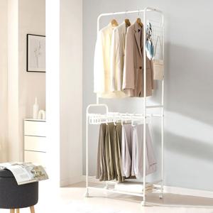 [리퍼] 이동식 스틸 바지걸이 멀티 2단 행거 L자형 700