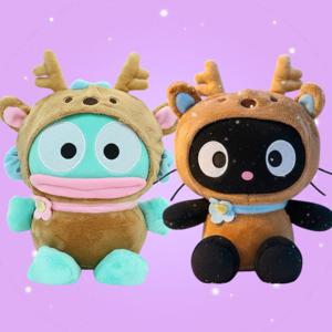 산리오 꽃사슴 코스튬 인형 한교동 초코캣 큰 대형 소품 선물 캐릭터 인형 25cm