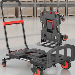 대차 접이식 구루마 구르마 핸드카트 운반기 손수레 핸드카 대형 레드블랙 캐리어