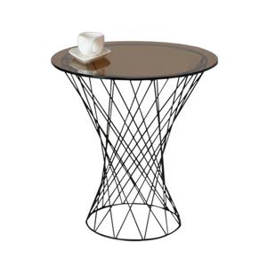 [리퍼] 트위스터 인테리어 철재 원형 홈카페 사이드 티테이블