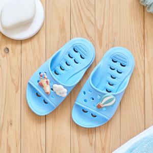 레츠트레블 PVC 물빠짐 아동욕실화 170mm BLUE