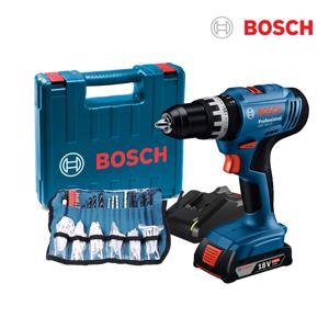 충전 해머 전동드릴 세트 GSB18V-25 2.0Ah 100p액세서리 콘크리트 타공