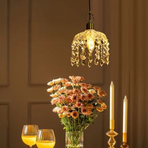 샤인벨 1등 크리스탈 빈티지 식탁등 카페 인테리어 펜던트 조명