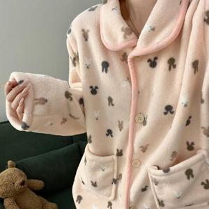 핑크삥 미니 토끼 수면 잠옷 세트 1color