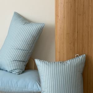 오브 블루 스트라이프 베개커버 50x70 (1color)