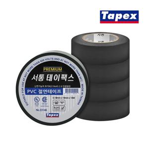PVC 절연테이프(난연, 19mm X 10M) x 5개