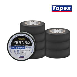 PVC 절연테이프(난연, 19mm X 10M) x 8개