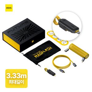 240W 고속 충전, 전송 및 512GB 데이터 저장 All-in-1 케이블 SET