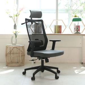 LB31HB 블랙바디 헤드형 사무용 컴퓨터 책상의자