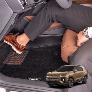 KGM 액티언 전용 듀라 입체매트1+2열 자동차 카매트