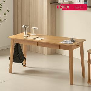 프롬 고무나무 원목책상 1500