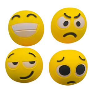 이모티콘 말랑이 스트레스완화 주물럭 장난감 ASMR 촉감 4입