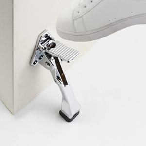 현관문 원터치 사각 말발굽 도어스토퍼 피스 고정 페달형