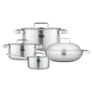 토르 통 5중  IH 인덕션 스텐 편수 양수 파티웍 냄비 4종