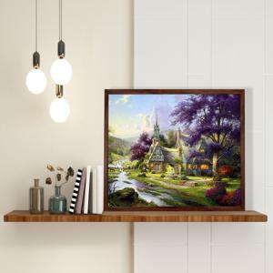 500피스 직소퍼즐 시계탑 별장 풍경화 인테리어액자 PL597