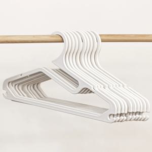 [5% 쿠폰!] 국내제작 튼튼한 다용도 옷걸이 20P 목늘어남 방지 옷걸이