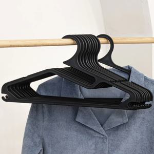[5% 쿠폰!] 국내제작 튼튼한 다용도 옷걸이 10P 목늘어남 방지 옷걸이
