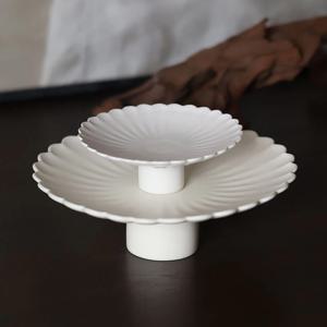 SET 상품-세라미꼬 높은 굽 화형접시 2p (2color)