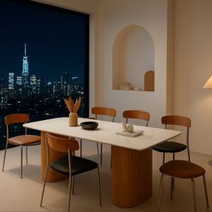 템바보드 ARIA 아리아 스퀘어 사각 세라믹 4인/6인/8인 식탁 테이블