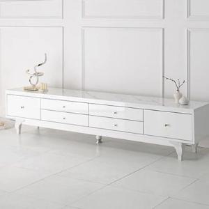 클래식모던 고광택 하이그로시 금장포인트 6칸거실장(2000 2색)