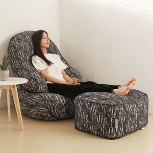 럭스 오토만 프리미엄플러스 패브릭 발받침 풋 스툴