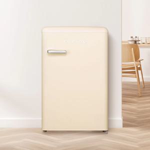레트로 미니김치냉장고 REF-K100SC 1도어 95L 소형 스탠드 냉동 술장고