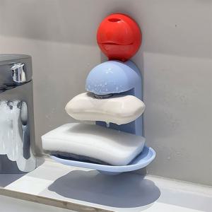 [해외] 북유럽 모던 자석 비누 걸이 벽걸이 물빠짐 비누거치대 비누받침 2colors