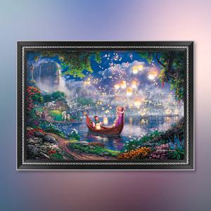 라푼젤 그녀의 꿈 (캔버스) 직소 퍼즐+액자 세트 디즈니 500피스