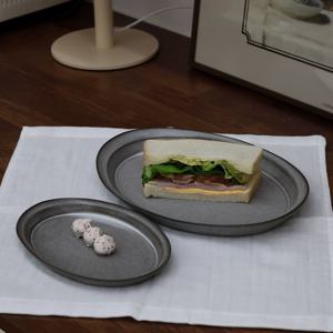 SET 상품-세라미꼬 오벌 림 플레이트 2p (3color)