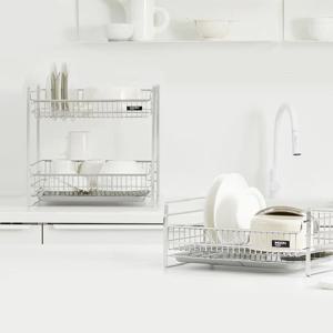 304 올스텐 스테이 물빠짐 싱크대 그릇 선반 설거지 식기건조대 2단