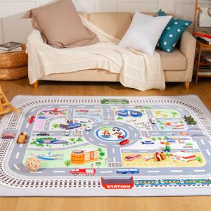 KC인증/도로매트 스테이션 유아동 놀이매트 (2size)