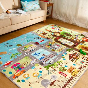 KC인증/도로매트 동물원 유아동 놀이매트 (2size)