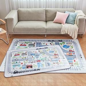 KC인증/도로매트 빌리지2 유아동 놀이매트 (2size)