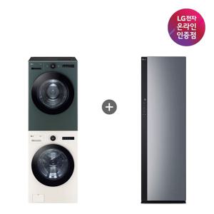 LG 오브제컬렉션 세탁기건조기세트+LG 스타일러 (FX24ENE-GNG+SC5GMR52)