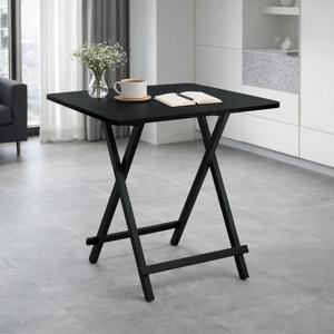 홈접이식테이블 800x600 사각 2인 철제 폴딩 식탁