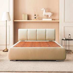 미암 프리미엄 가죽 커버링 천연 황토볼 감성 온열 흙침대 SS/Q