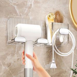 드라이기 거치대 헤어드라이기 걸이 무타공 홀더 수납 고데기 거치대