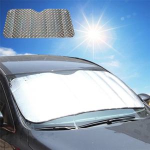 휴대용 차량용 햇빛 자외선 차단 가리개 앞유리 차 가림막 보급형 2p