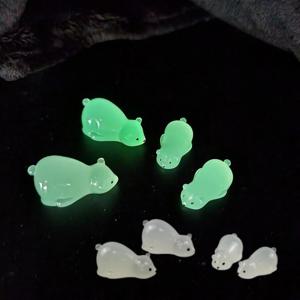 미니어처 인테리어 실내 장식 미니 형광 야광 북극곰 피규어