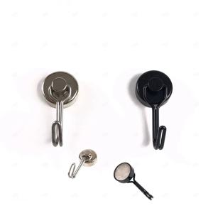 다용도 현관문 냉장고 마그네틱 네오디움 고리형 회전 자석 후크 행거