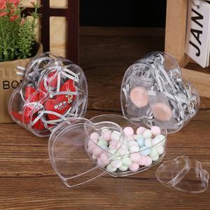 액세서리 초콜릿 사탕 미니 투명 아크릴 하트 보관함 선물 포장 케이스