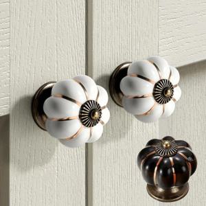 서랍장 가구 DIY 장식 호박 손잡이 인테리어 문고리 세라믹 옷장 문고리