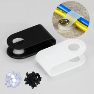 벽고정 전선 케이블 정리 U형 인터넷선 랜선 정리 홀더 클립 100p