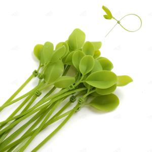 인터넷 선정리 나뭇잎 잎새 모양 케이블 타이 장식 식물 고정끈