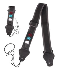 일렉 베이스 통기타 길이조절 피크 홀더 스트랩 멜빵 어깨끈