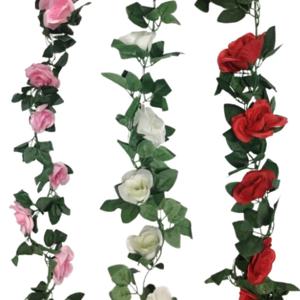 정원 화단 베란다 벽 인테리어 꾸미기 장미 넝쿨 조화 행잉플랜트